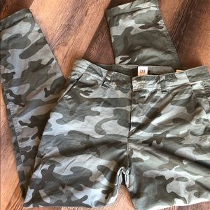 GAP camo khakis
